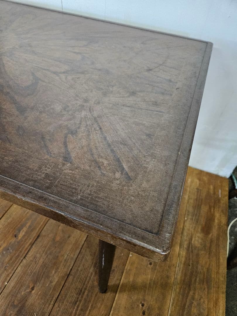 Japan vintage 昭和のテーブル 作業台 飾り台 デコラ天板 レトロ
