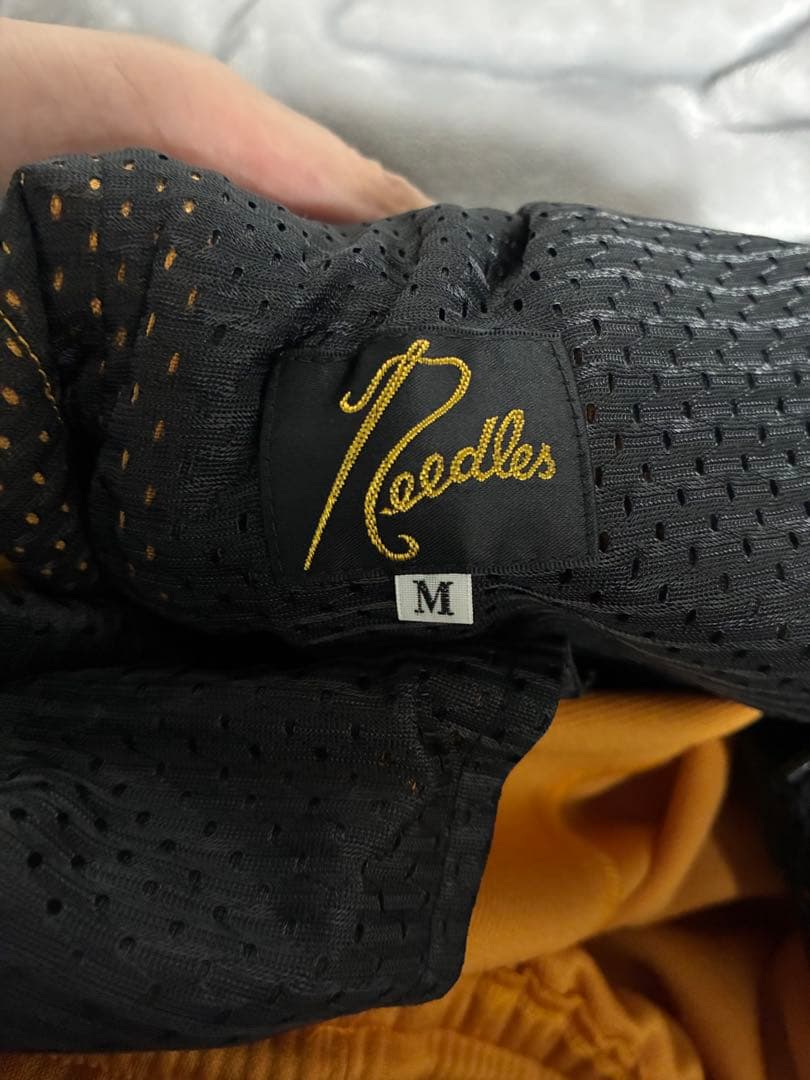 Needles マスタード トラックパンツ ストレート　M