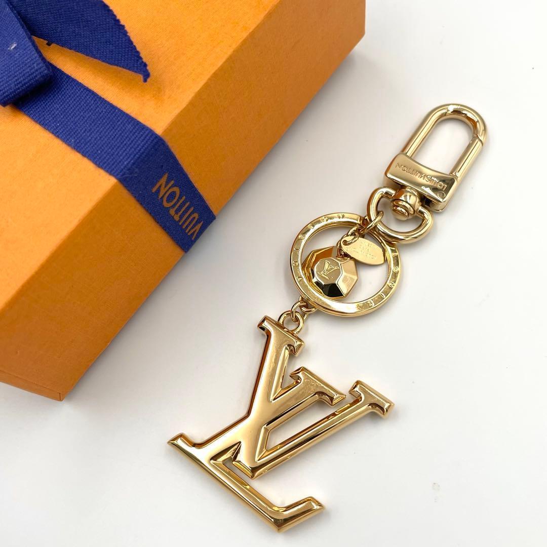 未使用級★LOUIS VUITTON ポルトクレ・ファセット　キーリング
