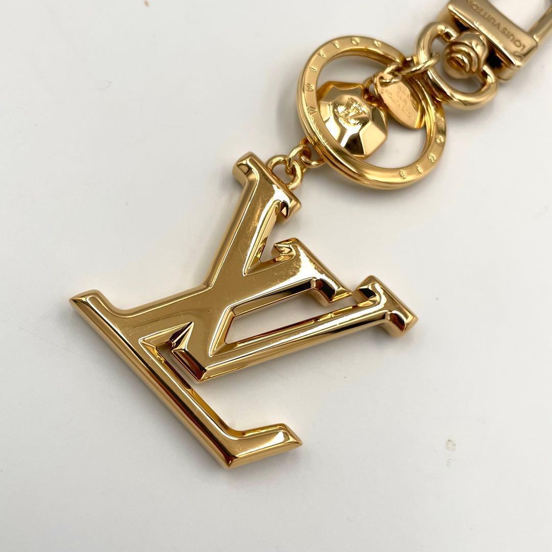 未使用級★LOUIS VUITTON ポルトクレ・ファセット　キーリング
