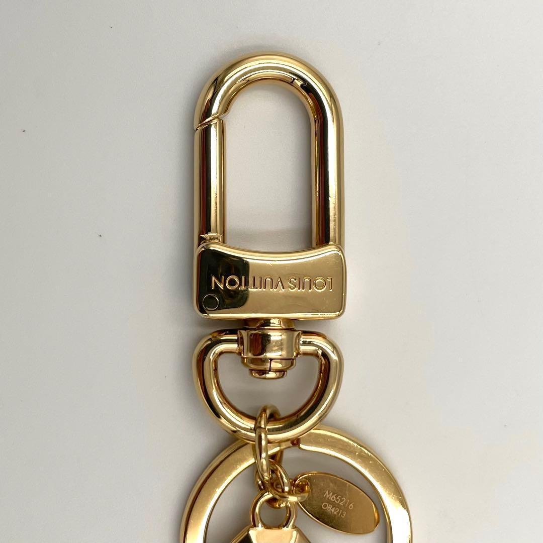 未使用級★LOUIS VUITTON ポルトクレ・ファセット　キーリング