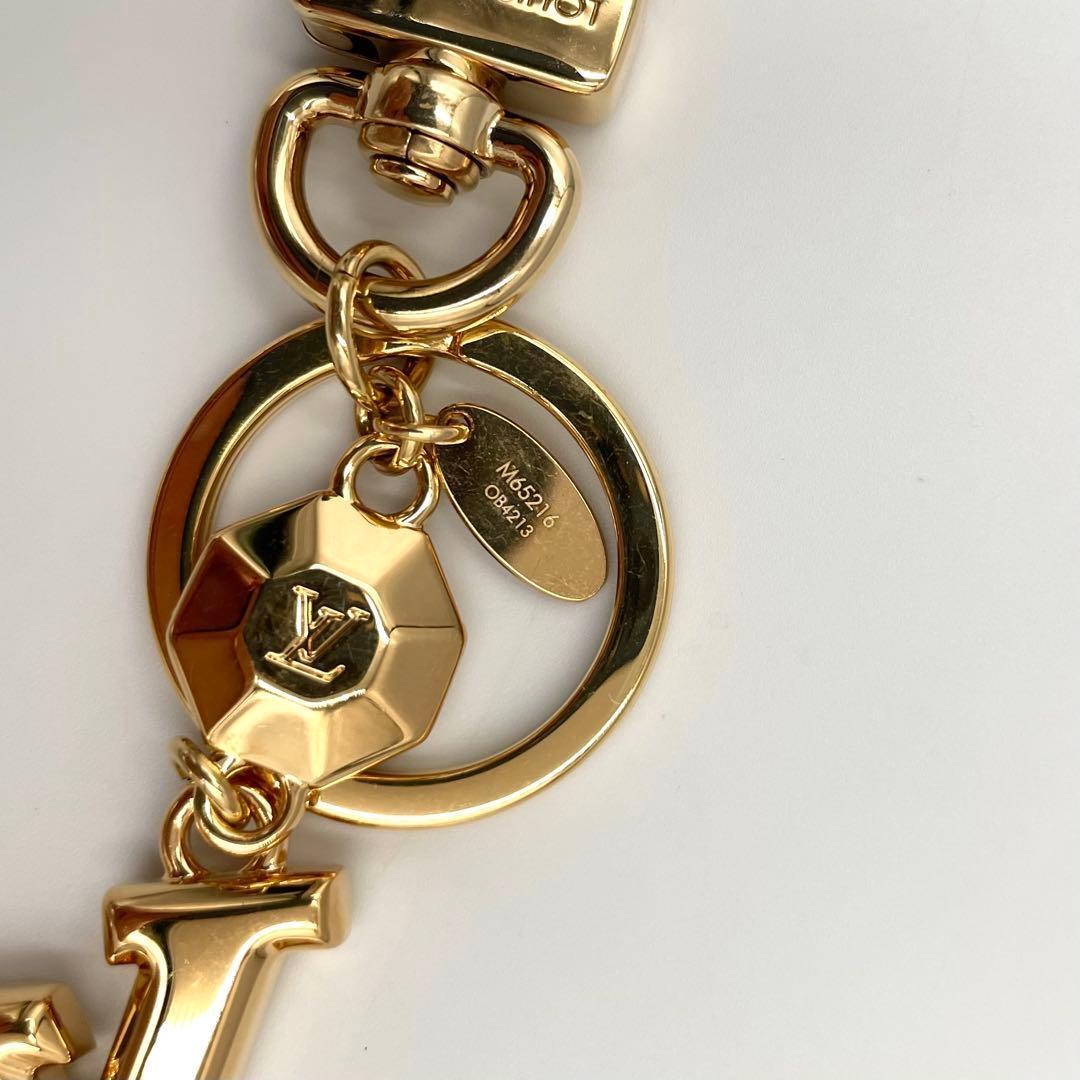 未使用級★LOUIS VUITTON ポルトクレ・ファセット　キーリング