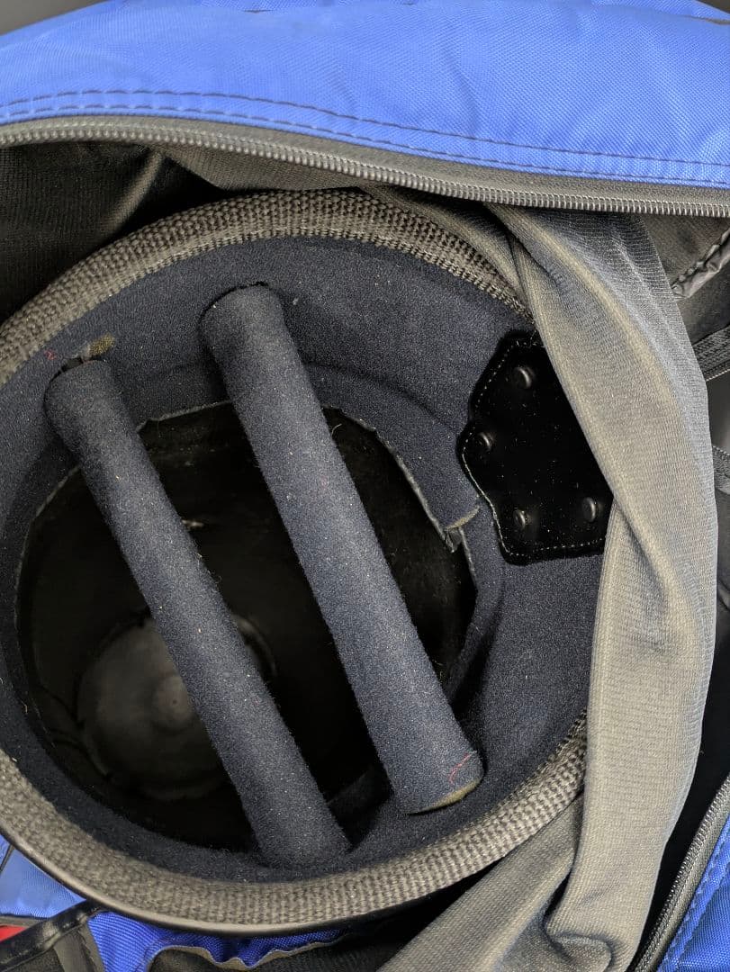 MUSINGWEAR マンシングウェア ゴルフバッグ 青/赤