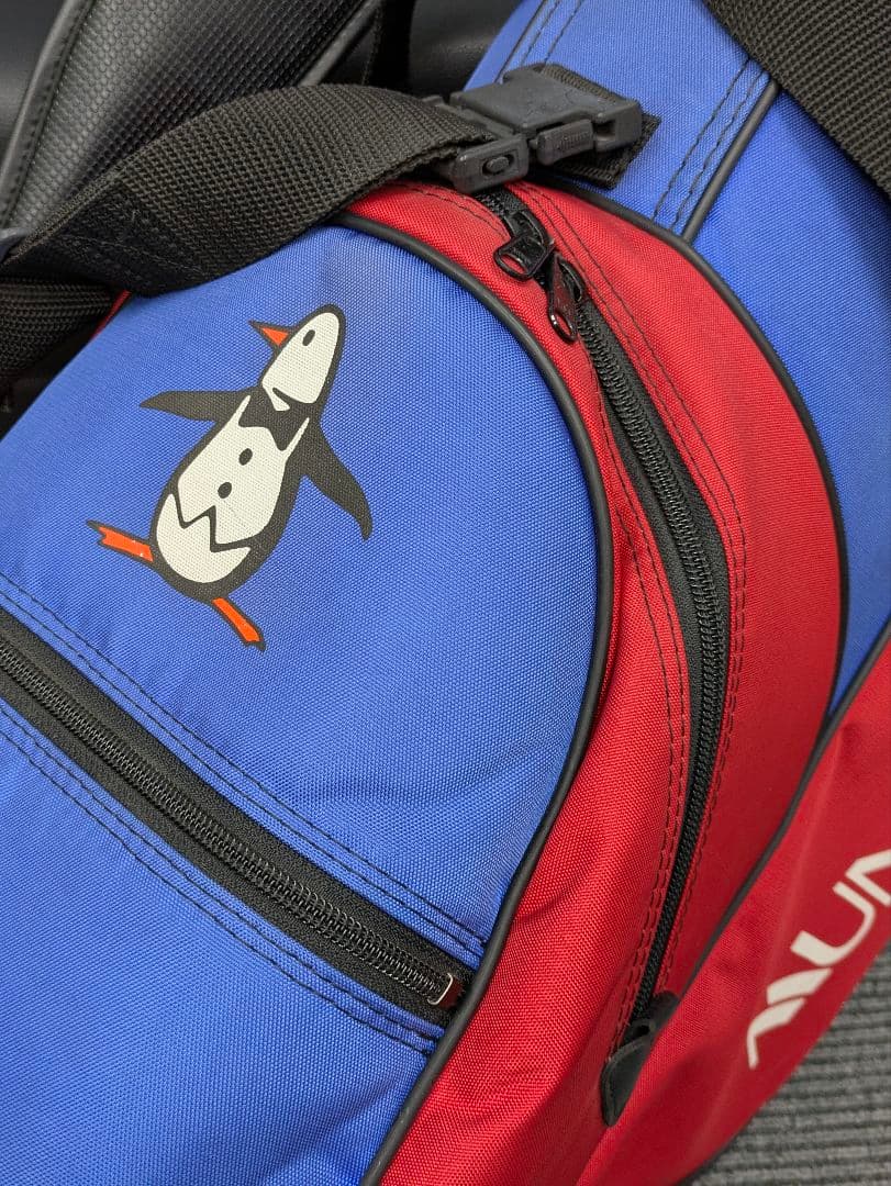 MUSINGWEAR マンシングウェア ゴルフバッグ 青/赤