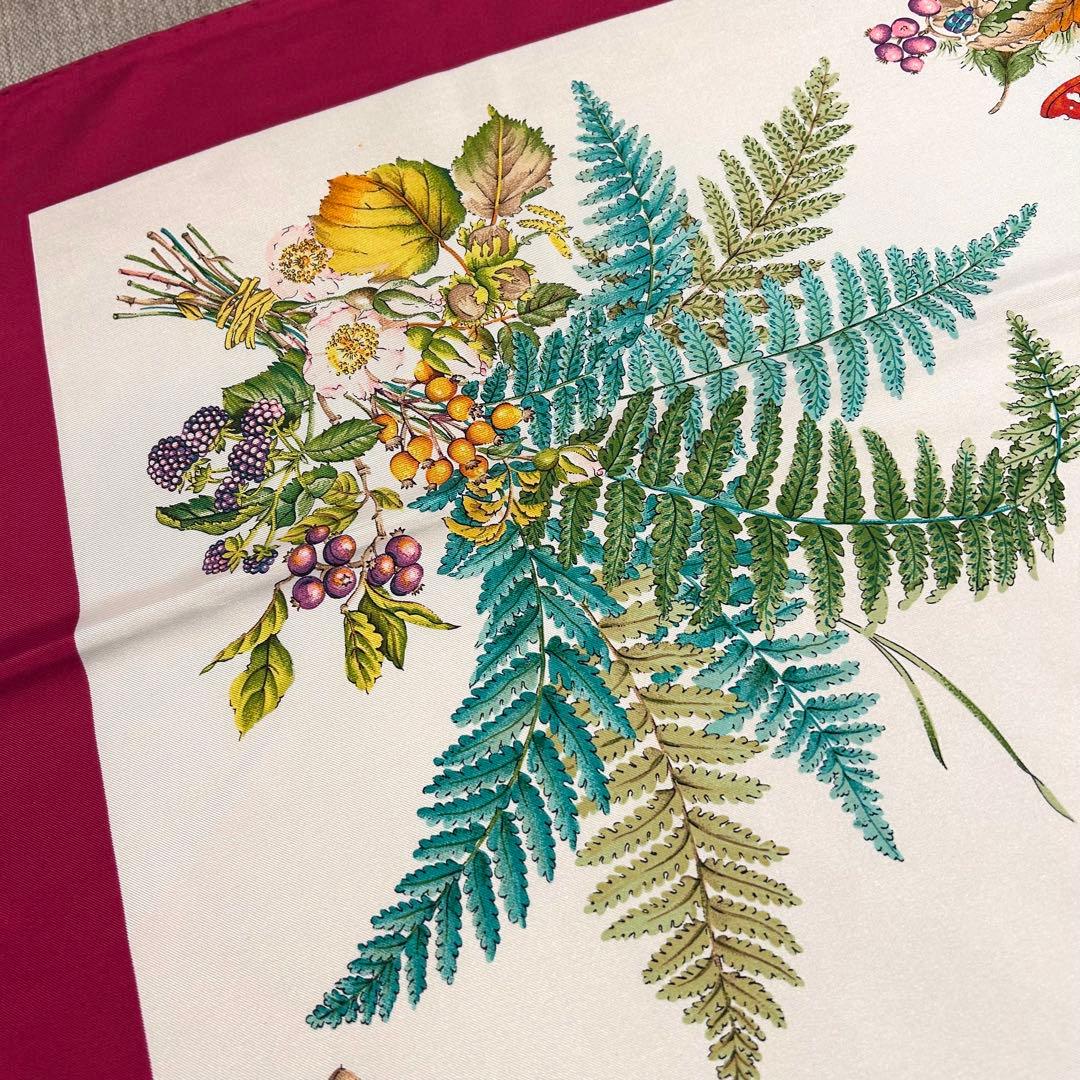 【極上美品】正規店購入品 グッチ フローラ柄 シルクスカーフ ヴィンテージ 綺麗