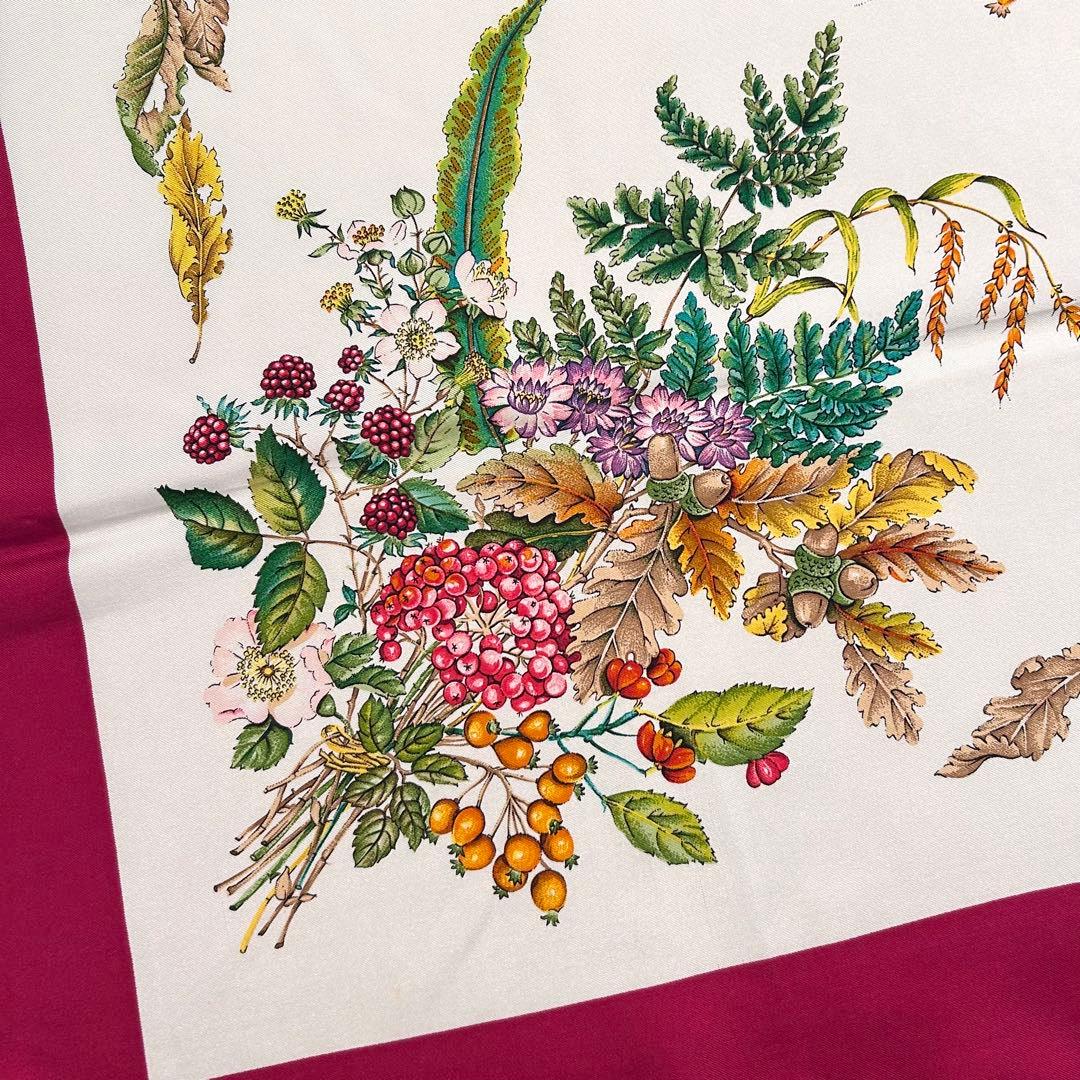 【極上美品】正規店購入品 グッチ フローラ柄 シルクスカーフ ヴィンテージ 綺麗