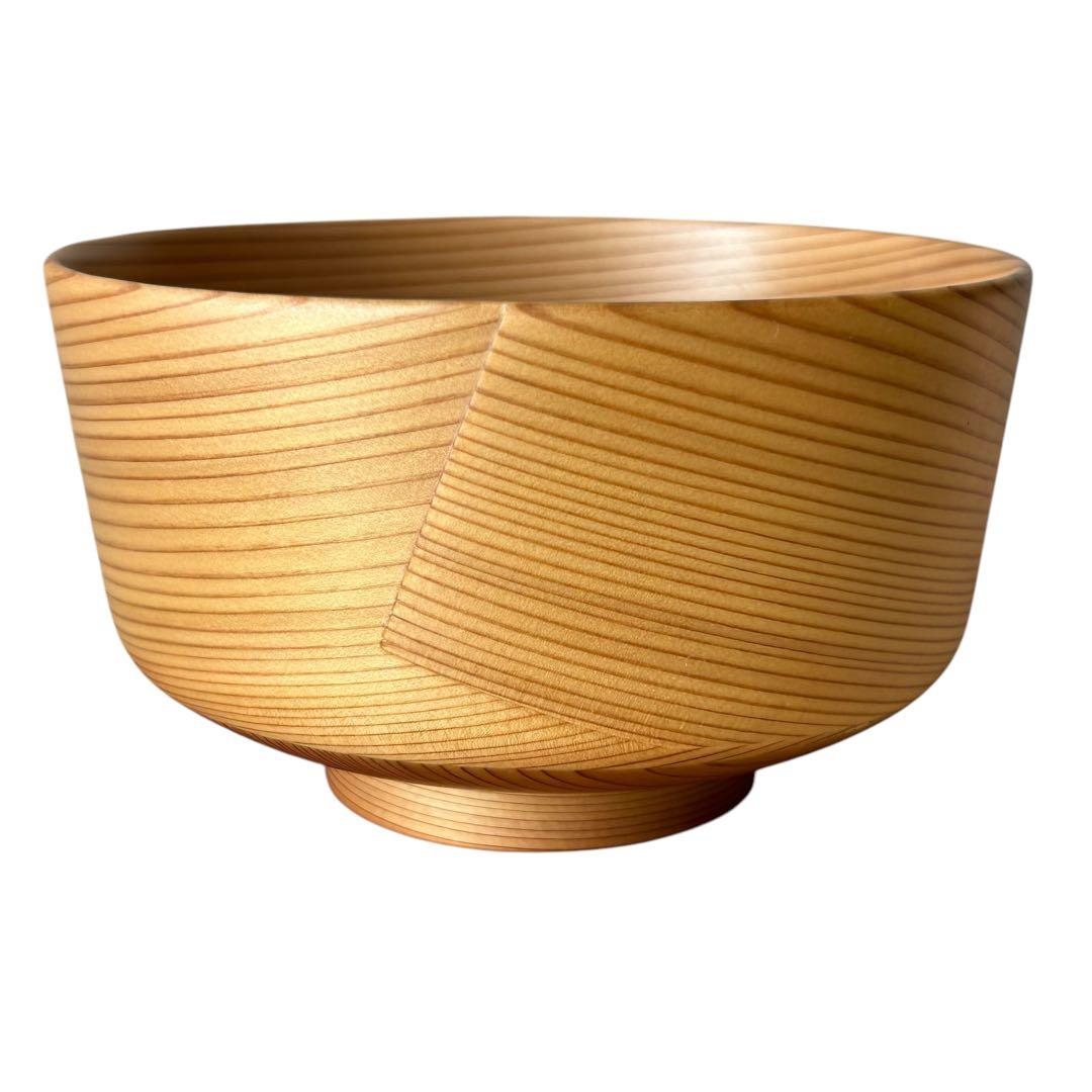 【新品未使用】栗久 曲げわっぱ お椀 2つセット　グッドデザイン賞