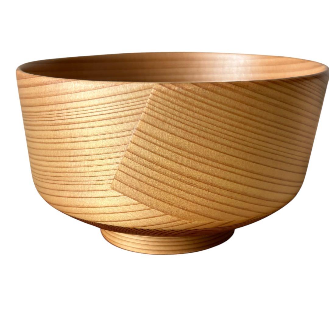 【新品未使用】栗久 曲げわっぱ お椀 2つセット　グッドデザイン賞