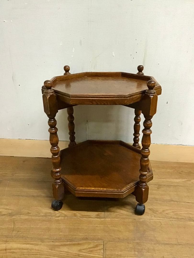 管318☆三越家具☆ブルージュ☆アンティーク☆カントリースタイル☆ワゴン