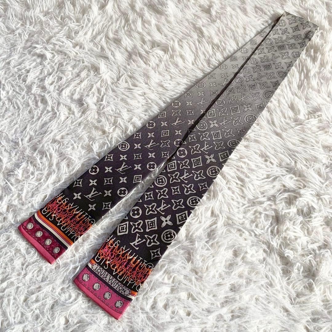 LOUIS VUITTON　ルイヴィトン　バンドー　モノグラム　マップ　スカーフ