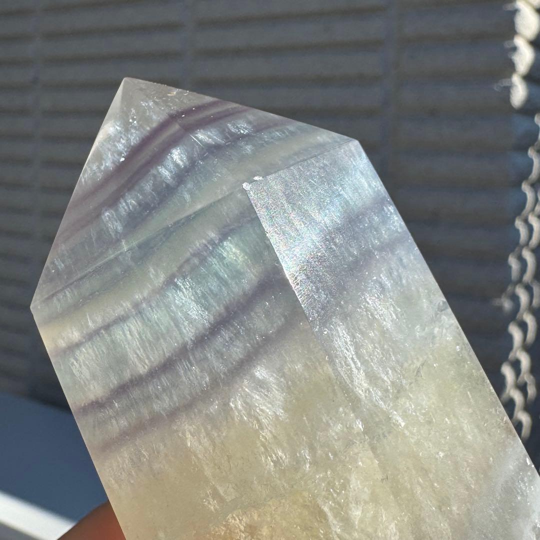 【高品質】 パステルカラー　フローライト　ポイント