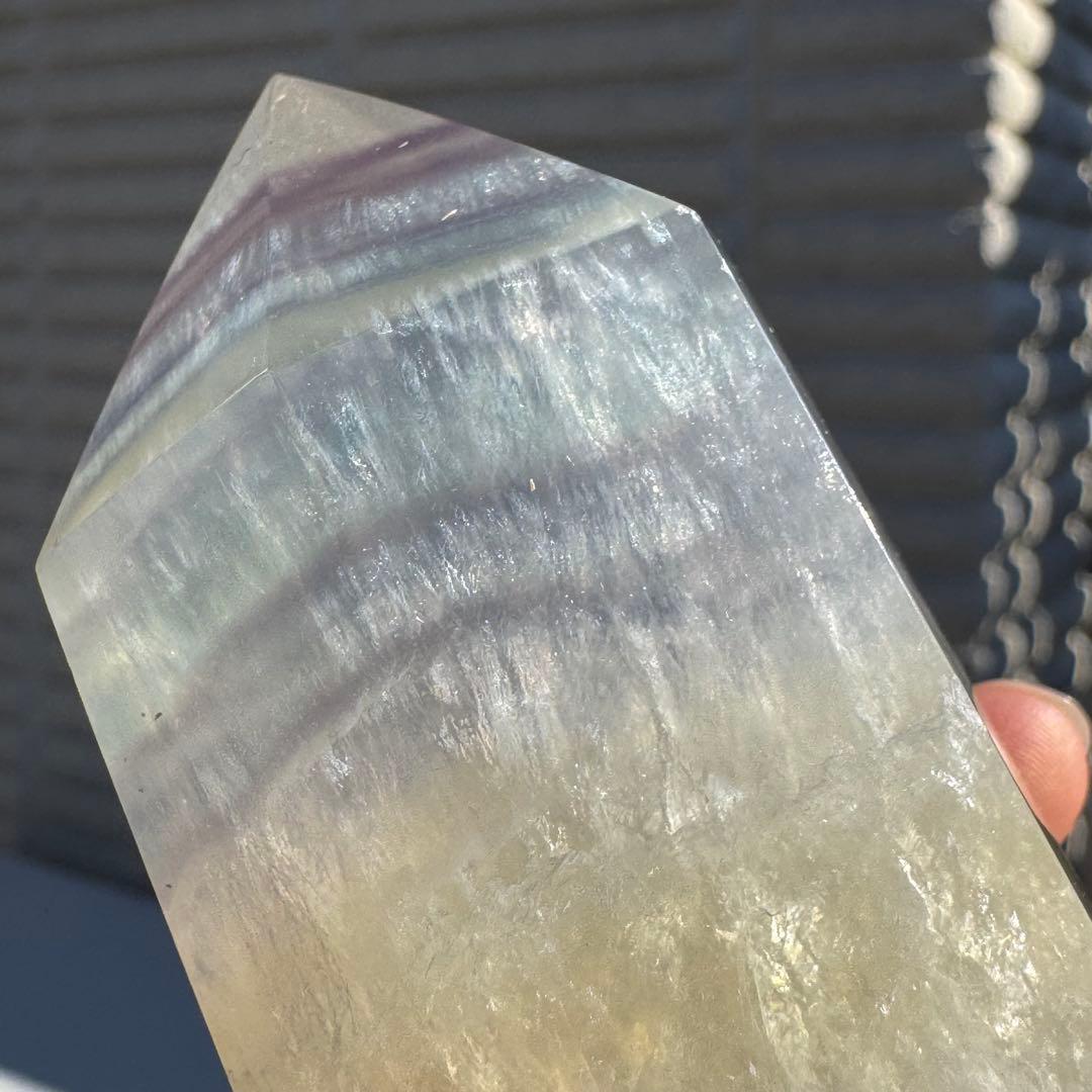 【高品質】 パステルカラー　フローライト　ポイント