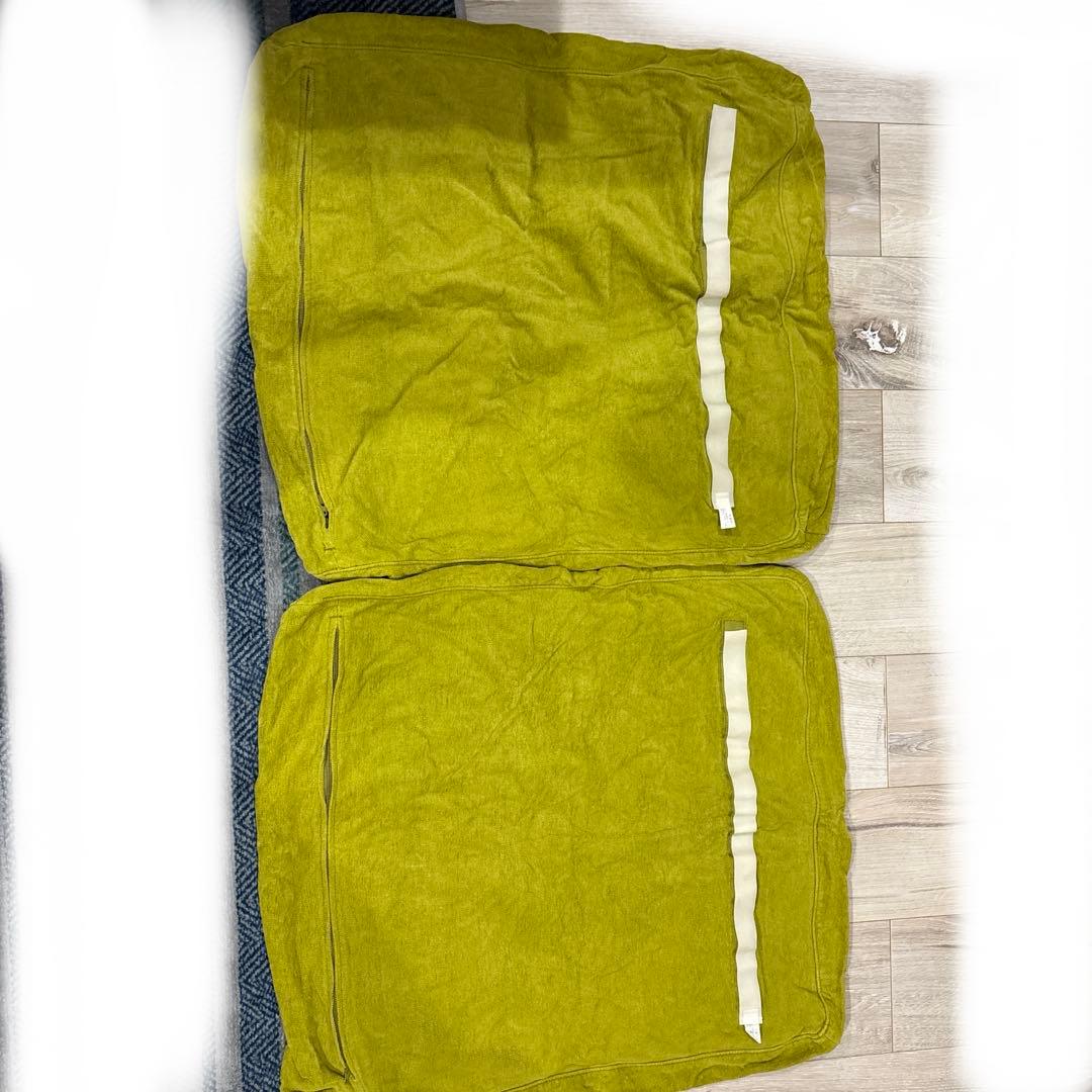 無印良品　リビングでもダイニングでもつかえる　ソファカバー　4脚分