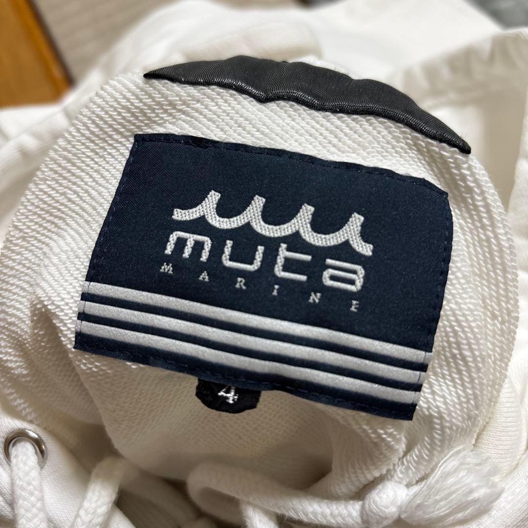 ムータ muta パーカー フーディ レディース 白 ◾︎ ムータマリン ゴルフ