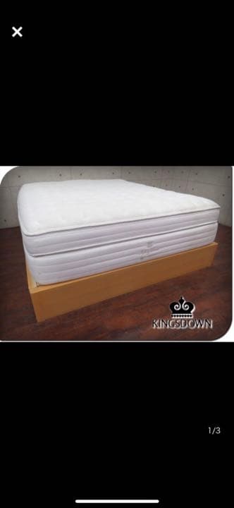 クイーンベッドフレーム　※マットレス 無し　@渋谷