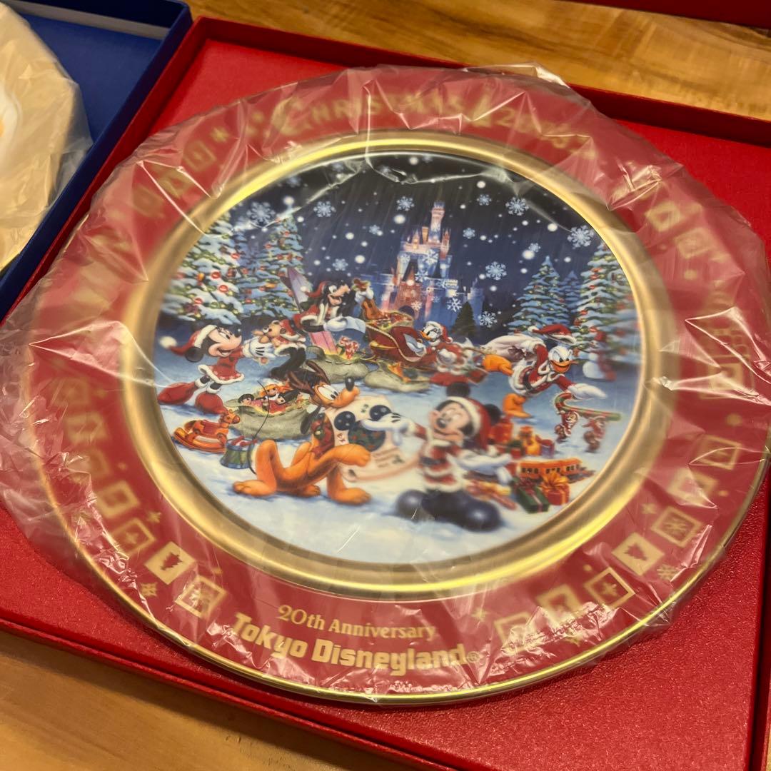 【ディズニー】ディズニーランド・ディズニーシー　2003年クリスマスプレート