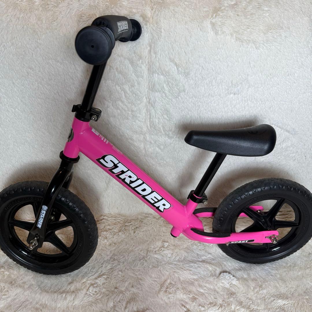 STRIDER スライダー12スポーツ バランスバイク ピンク