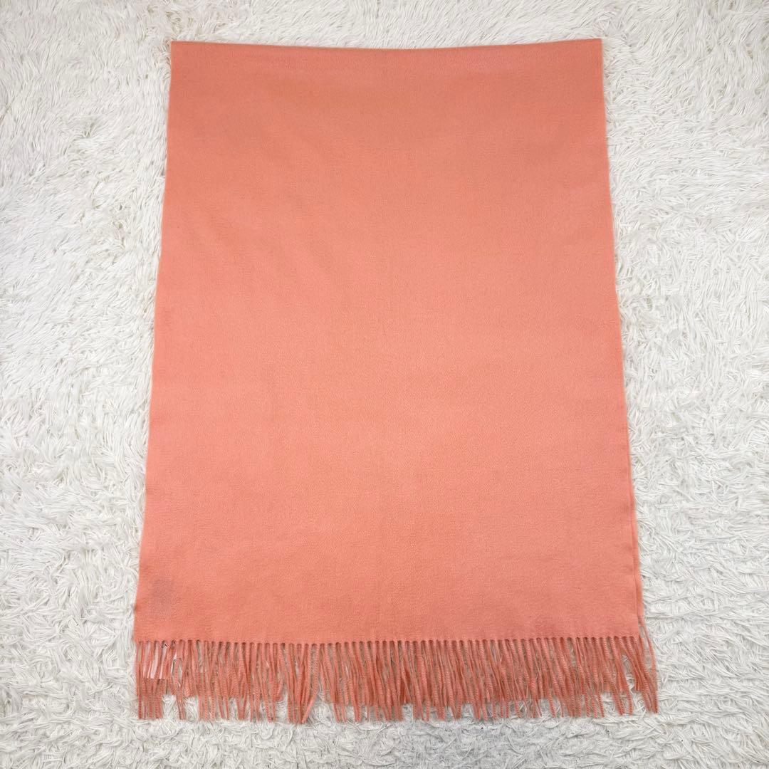 新品 未使用 ランバンオンブルー 大判ストール カシミヤ100% モンゴル産