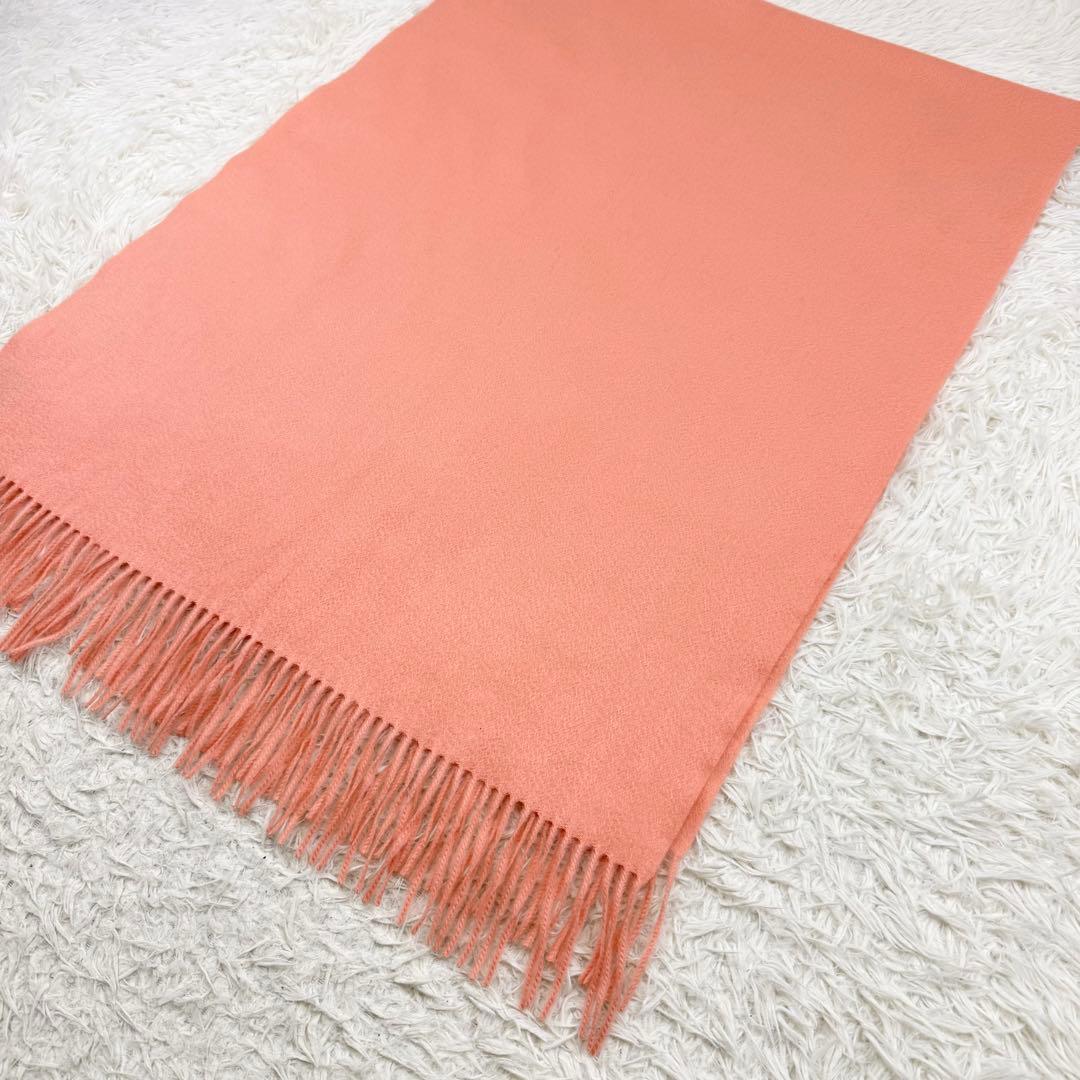 新品 未使用 ランバンオンブルー 大判ストール カシミヤ100% モンゴル産