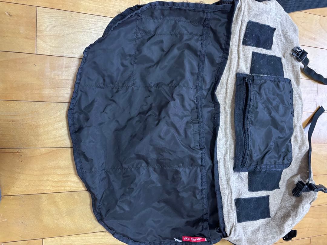 90s マナスタッシュ　アウトドア　ヘンプ　メッセンジャー　バッグ