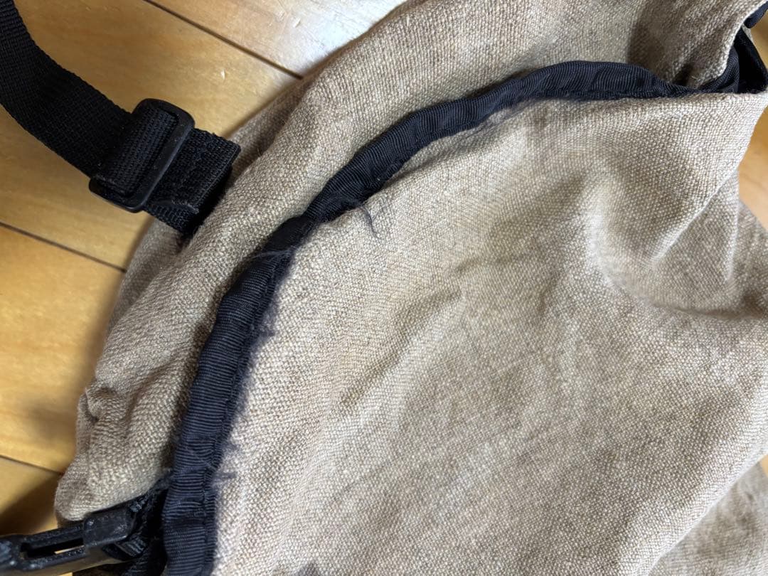 90s マナスタッシュ　アウトドア　ヘンプ　メッセンジャー　バッグ