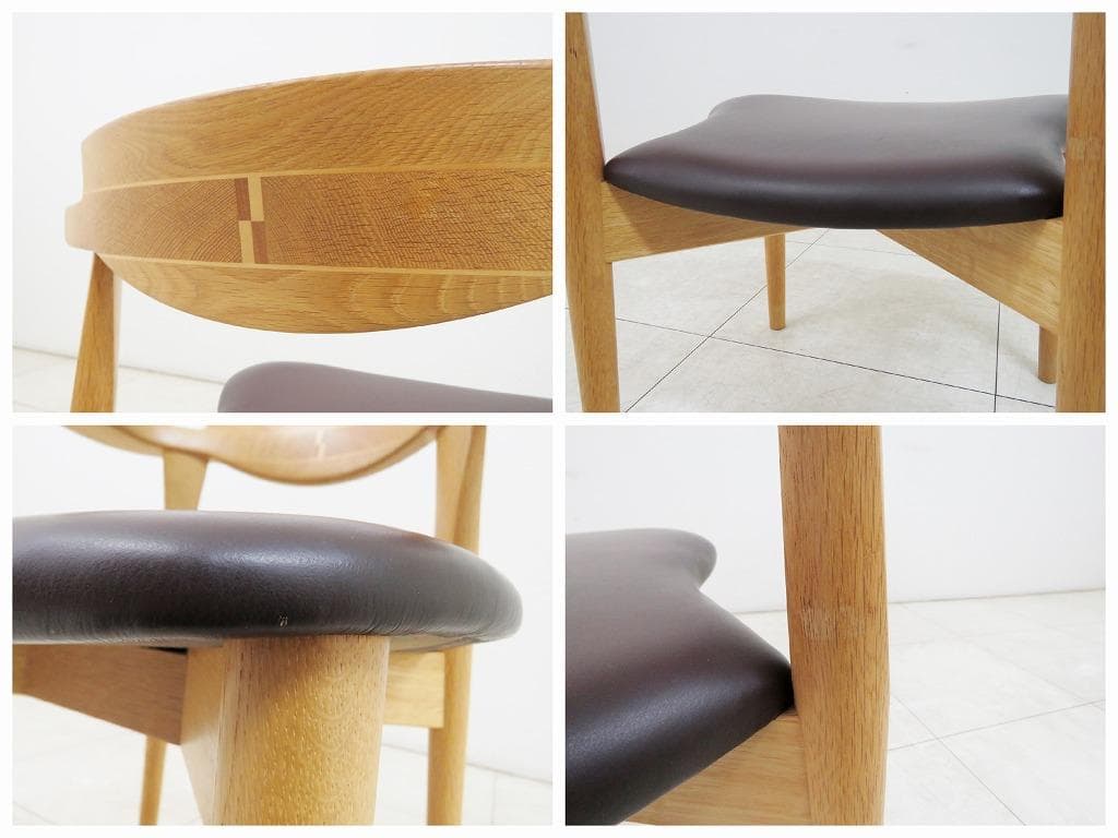 いのうえアソシエーツ Awaza・2 チェア 13万 ナラ無垢材 ダイニング ②