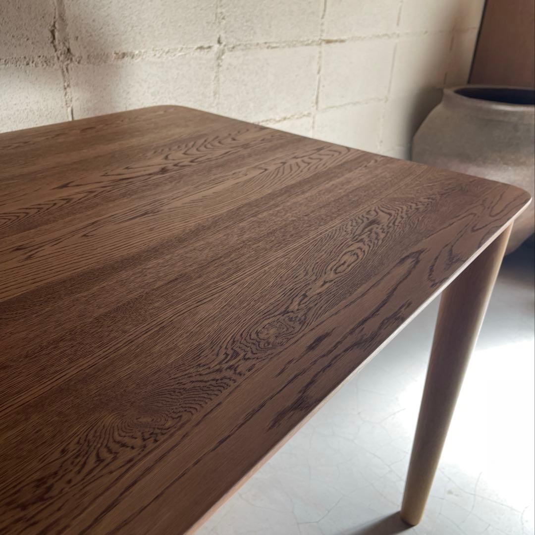 美品　大塚家具　ダイニングテーブル　オーク無垢材