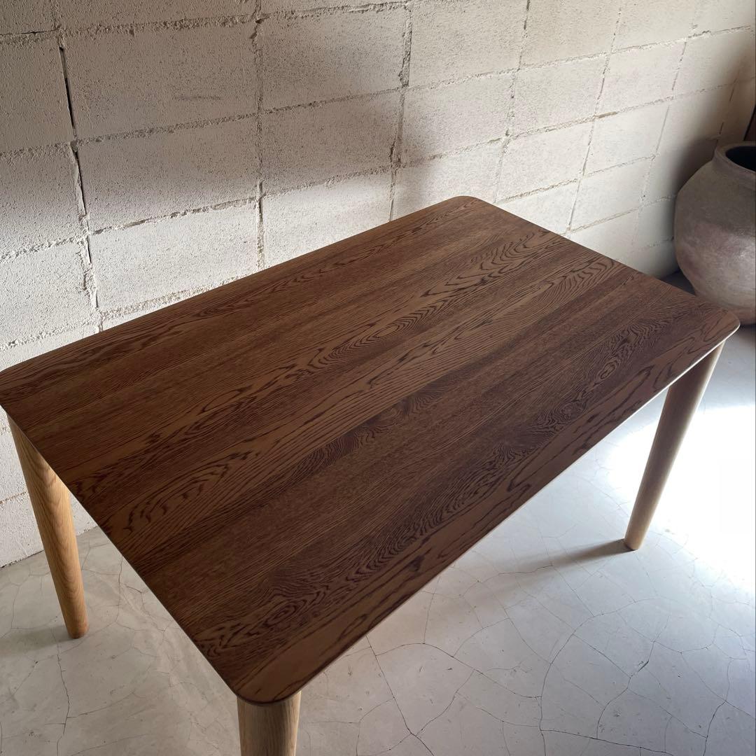 美品　大塚家具　ダイニングテーブル　オーク無垢材