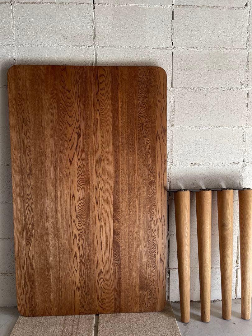 美品　大塚家具　ダイニングテーブル　オーク無垢材