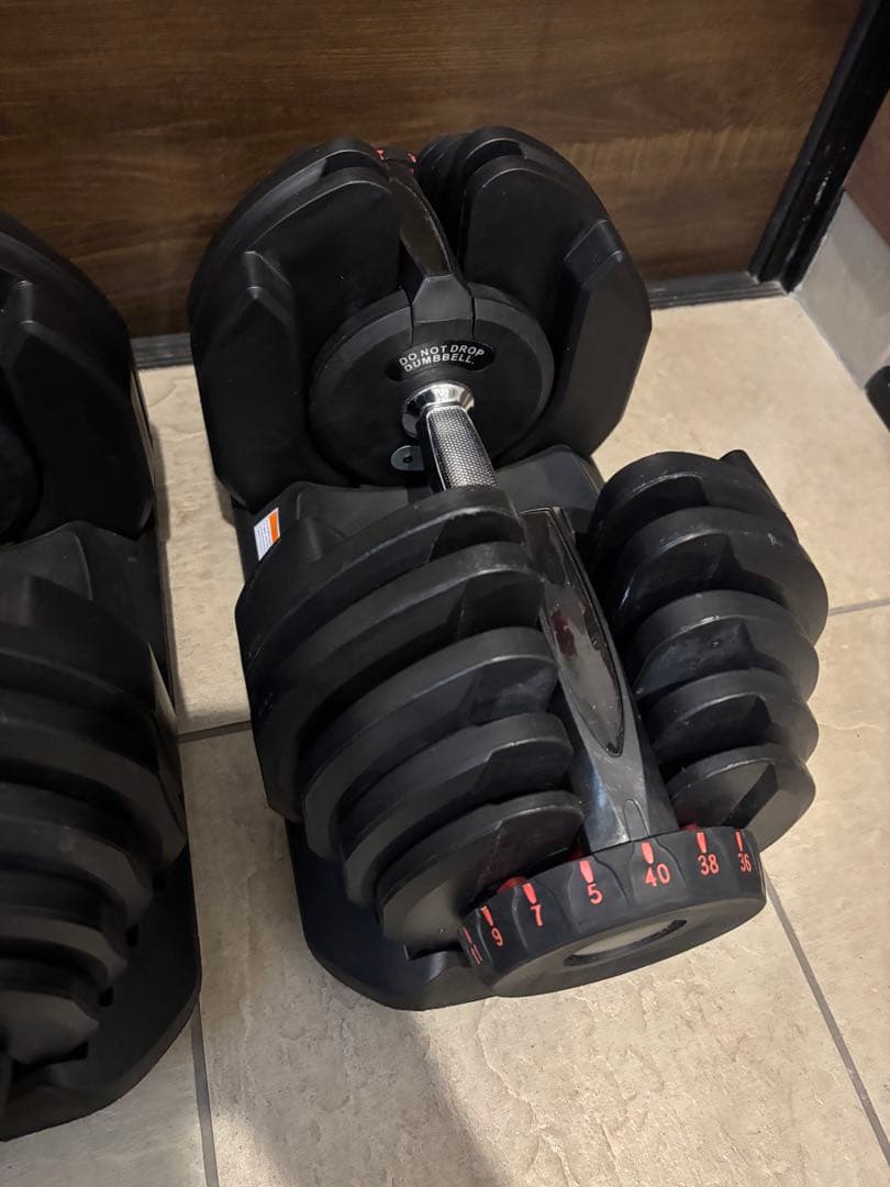 直接引き取りのみ　可変式ダンベル４０キロ　2個