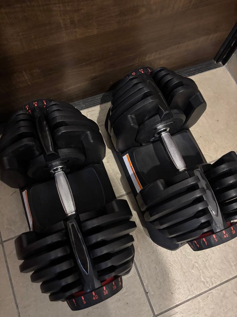 直接引き取りのみ　可変式ダンベル４０キロ　2個