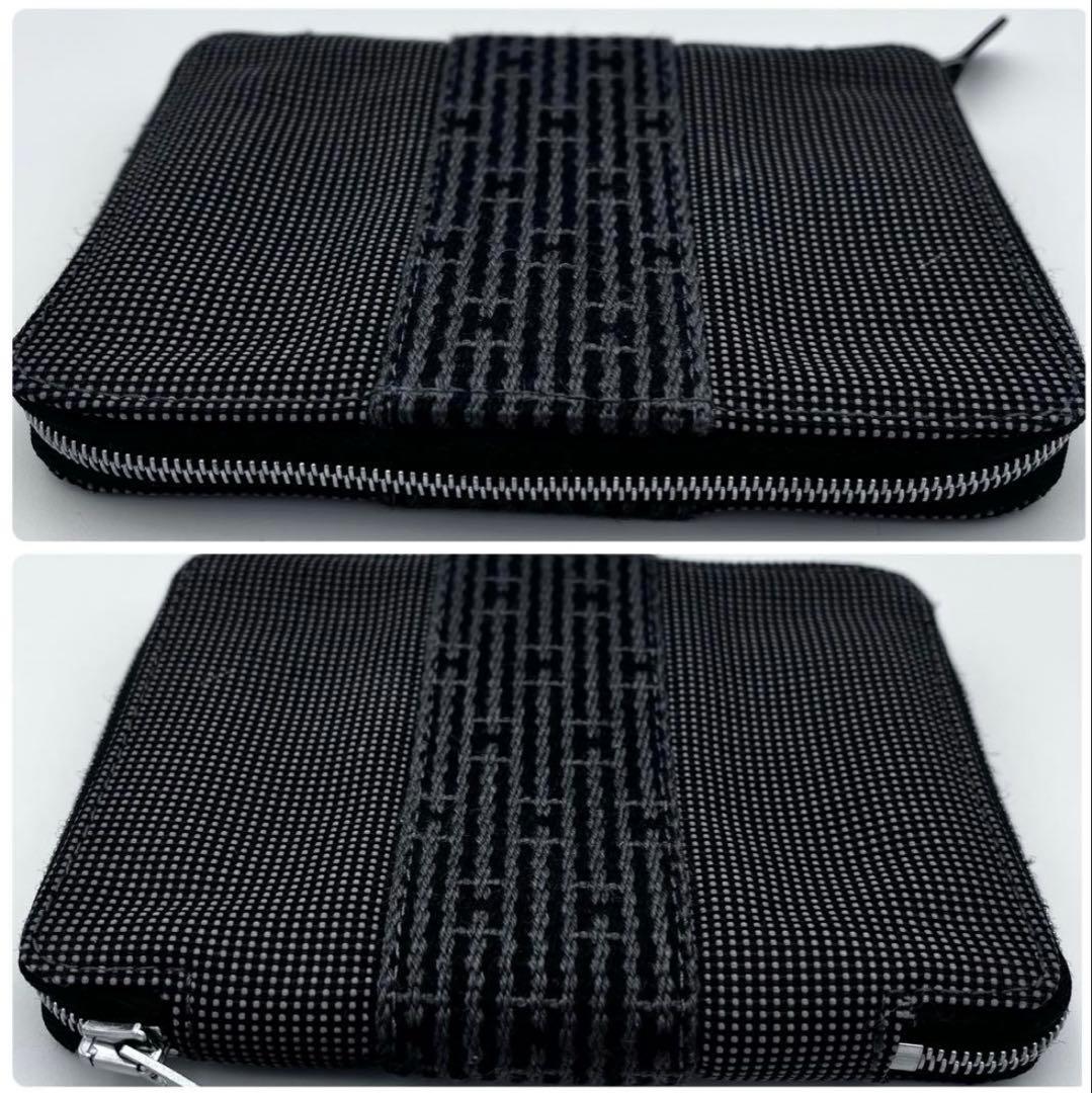 エルメス　エールライン　パースPM ラウンドファスナー　キャンバス