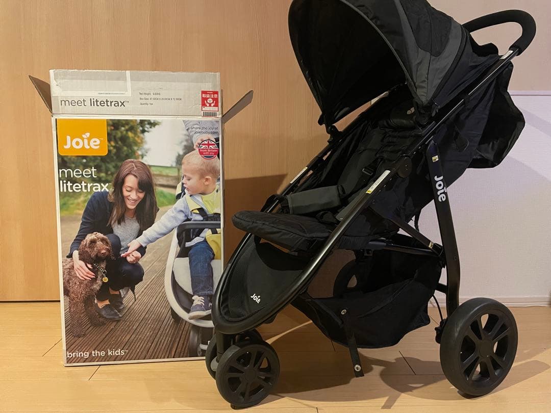 Joie litetrax ベビーカー ミッドナイト