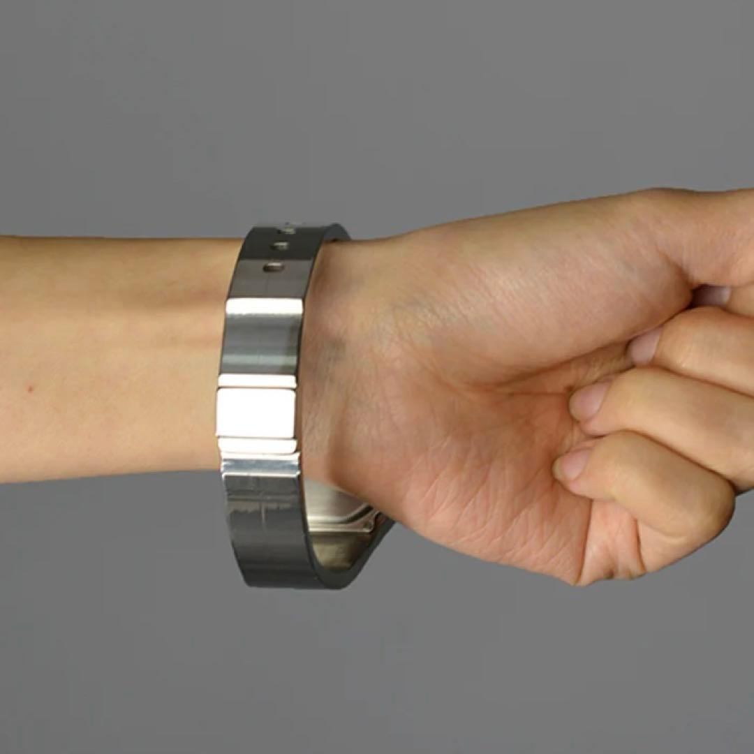 BLESS N°22 WATCH BANGLE SILVER