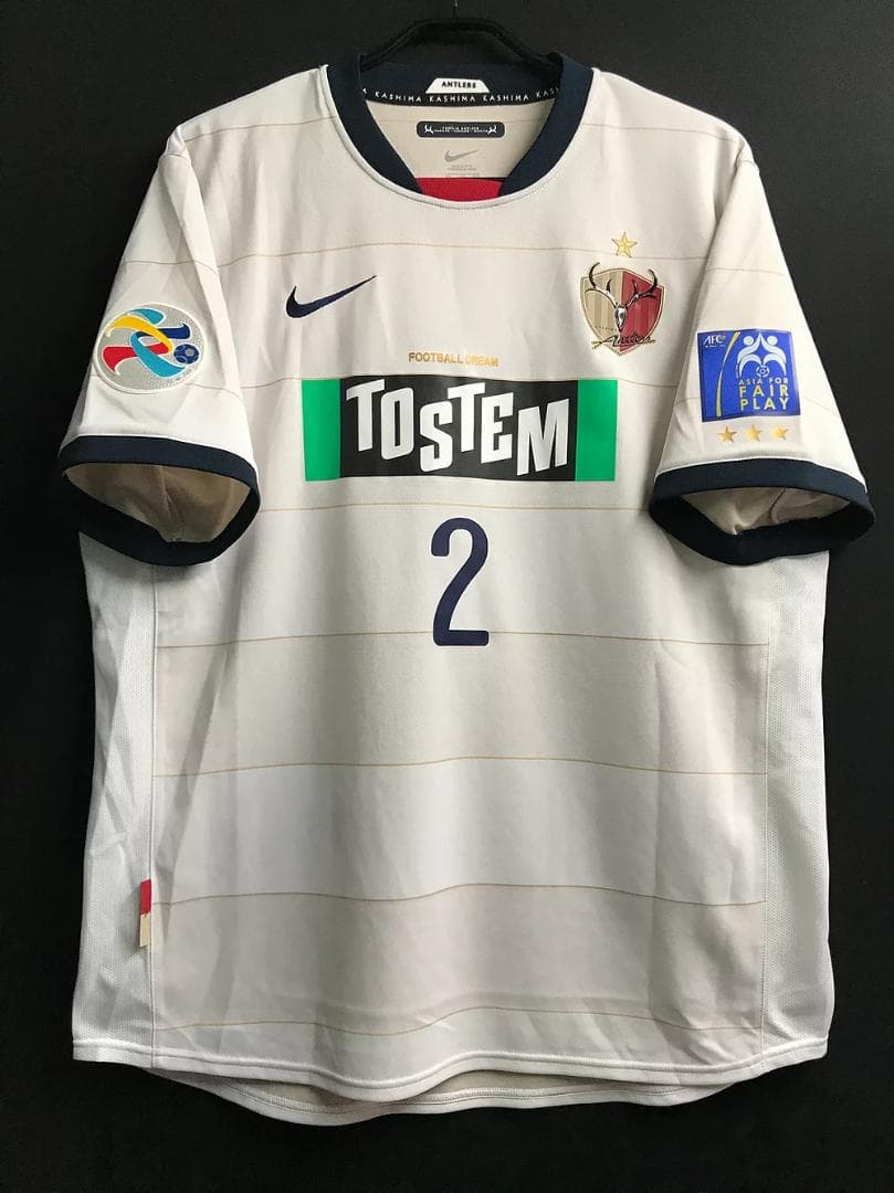 2010年 鹿島アントラーズ 内田篤人選手 ACL ユニフォーム 支給