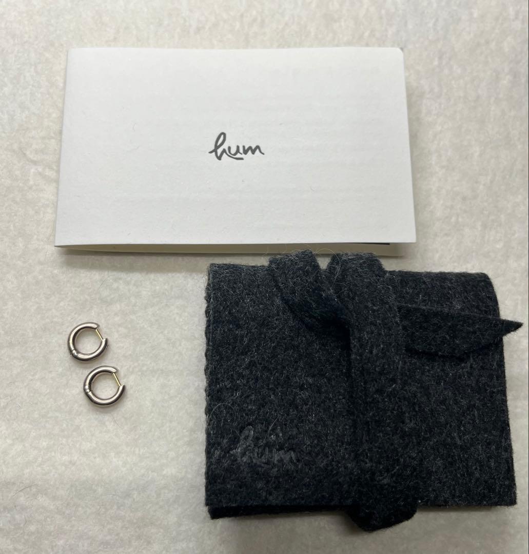 アクセサリー hum Humete Classic Pierced Earrings S WG