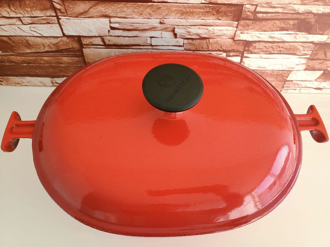 【希少品/値下げ中】ル・クルーゼ Enzo Mari エンツォ マリ大型オーバル