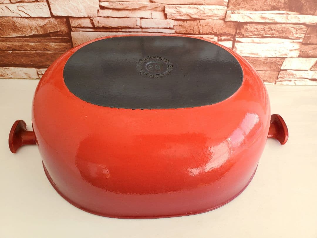 【希少品/値下げ中】ル・クルーゼ Enzo Mari エンツォ マリ大型オーバル