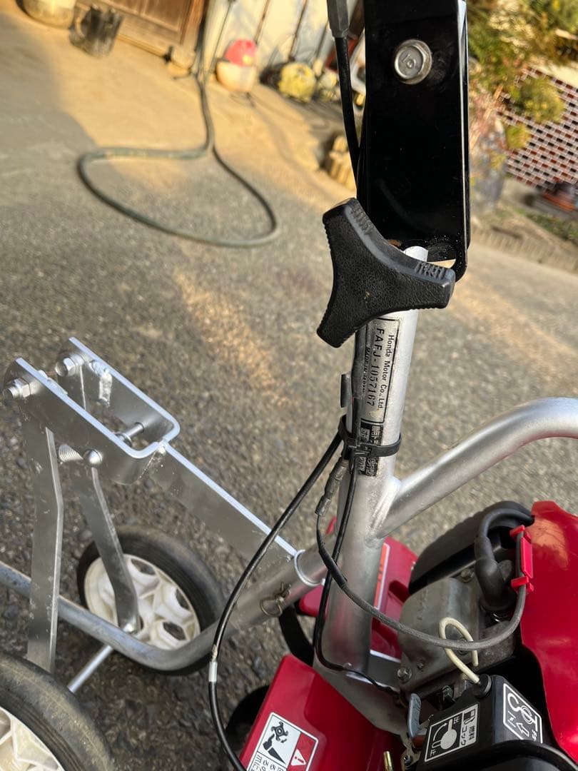 ホンダ　耕運機　管理機　プチな　FG201 整備済実働　移動輪オプション　送料込