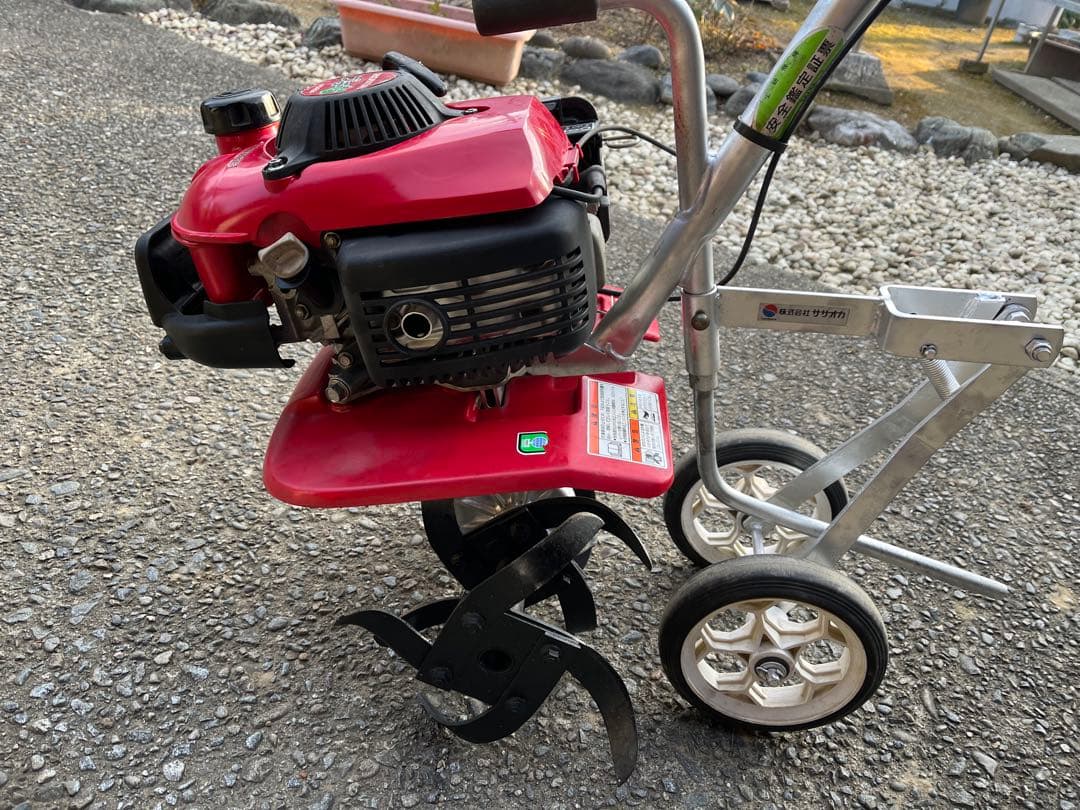 ホンダ　耕運機　管理機　プチな　FG201 整備済実働　移動輪オプション　送料込