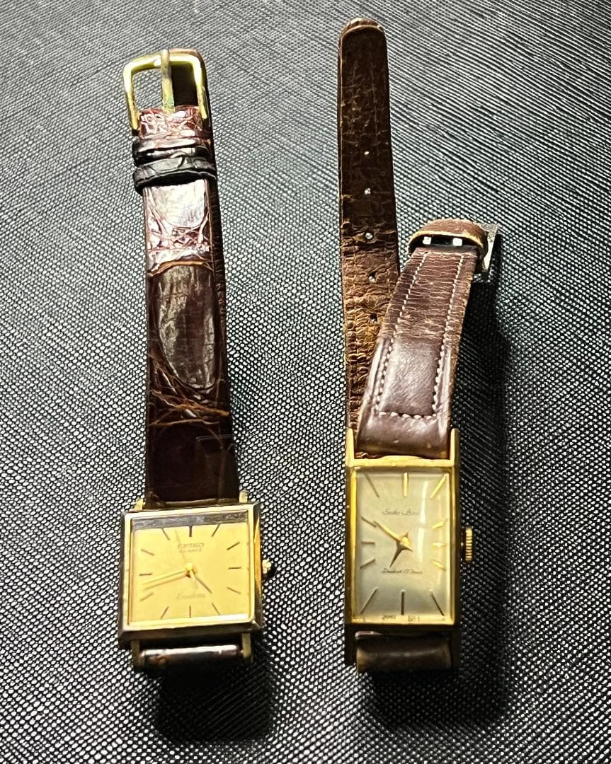 10金　セイコー　ヴィンテージ　2種類　不動