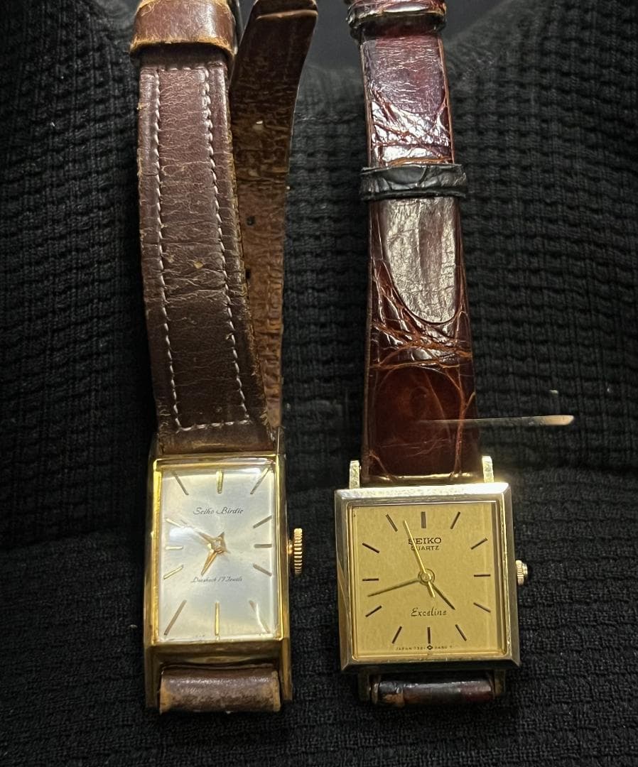 10金　セイコー　ヴィンテージ　2種類　不動