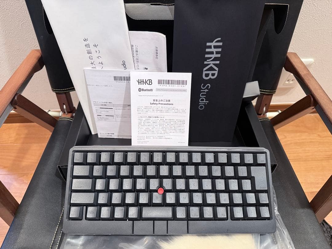 HHKB Studio 日本語配列+亀甲名栗木製パームレスト&キーボードルーフ