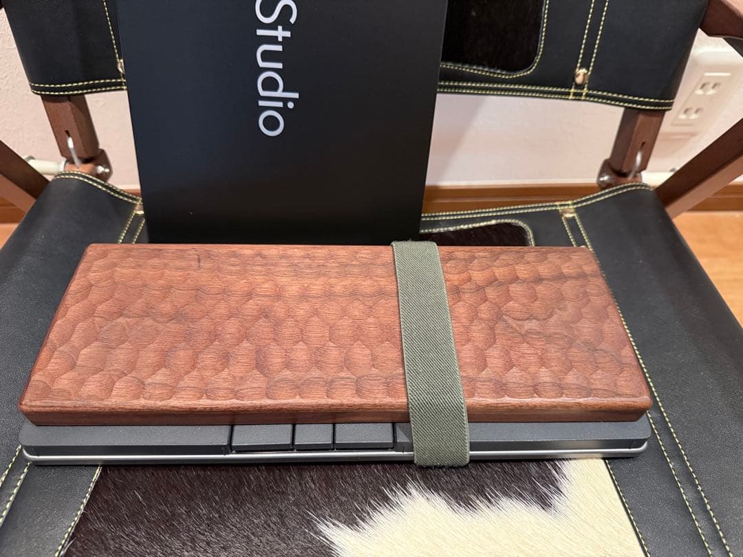 HHKB Studio 日本語配列+亀甲名栗木製パームレスト&キーボードルーフ