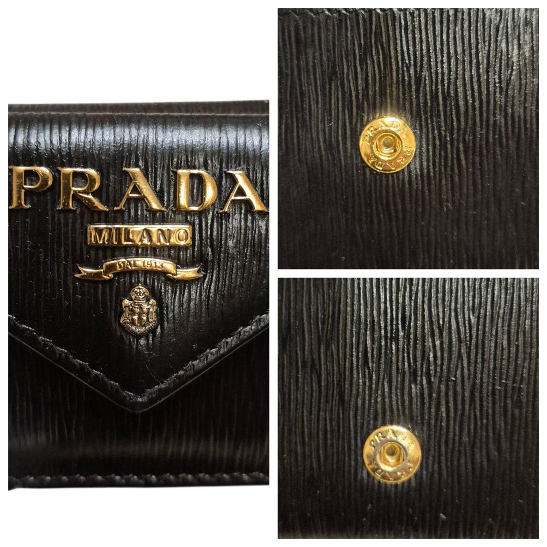 ＰＲＡＤＡ　プラダ　サフィアーノ　三つ折り財布 h