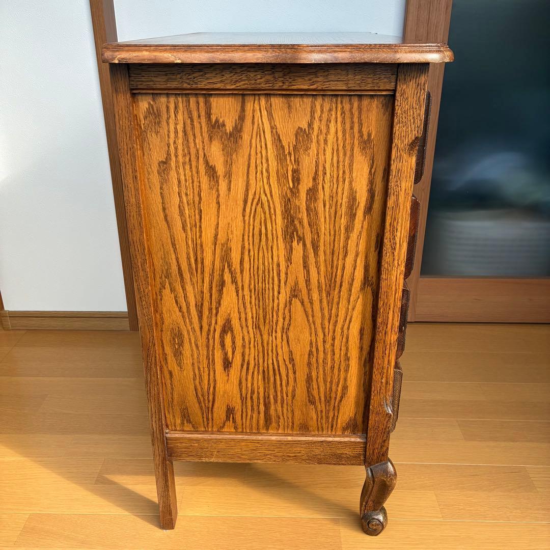 三越家具 Brugge 4段チェスト アンティーク 猫脚 ブルージュ