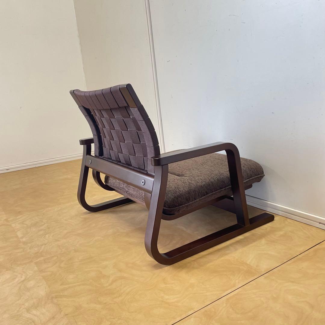 豊橋木工 低座椅子 おおらか座 座椅子 アームチェア 肘付き座椅子 イス いす