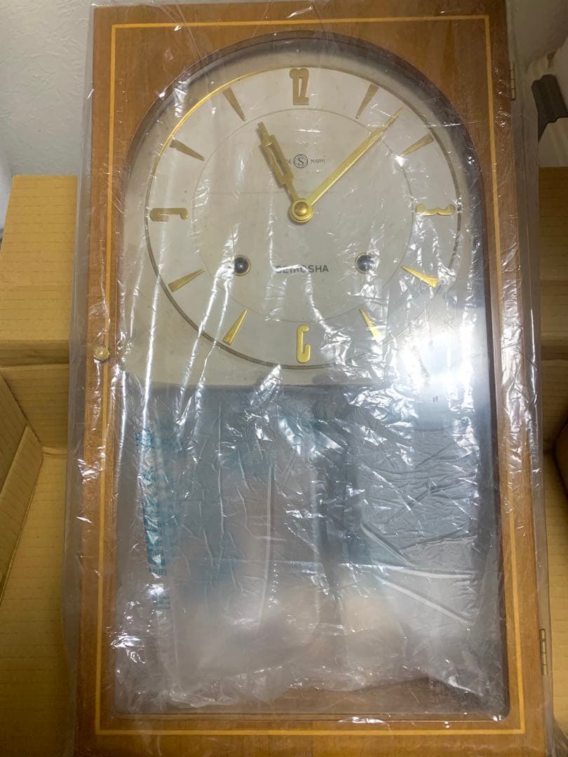 【期間限定お値下げ】 SEIKOSHA 掛け時計 創立30周年　野村證券 記念品