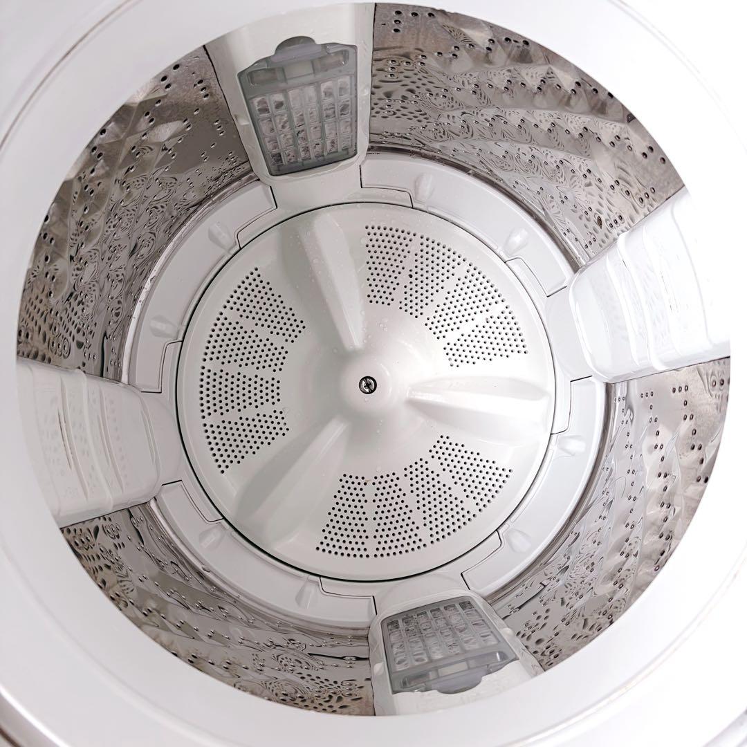 121運搬取付無料！シャンパン純正Panasonicおしゃ洗濯機！完動品超美品！