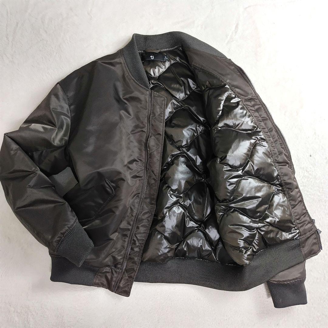 UNIQLO✨＋J ハイブリッドダウンオーバーサイズMA-1ブルゾン カーキXL